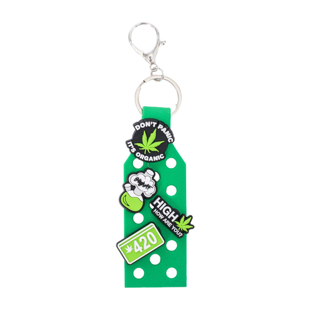 420 Croc Charms Keychain