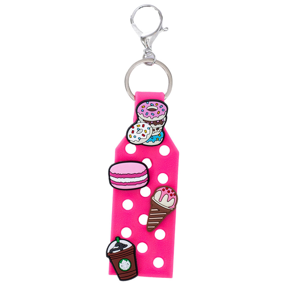 Ice Cream Croc Charms Keychain