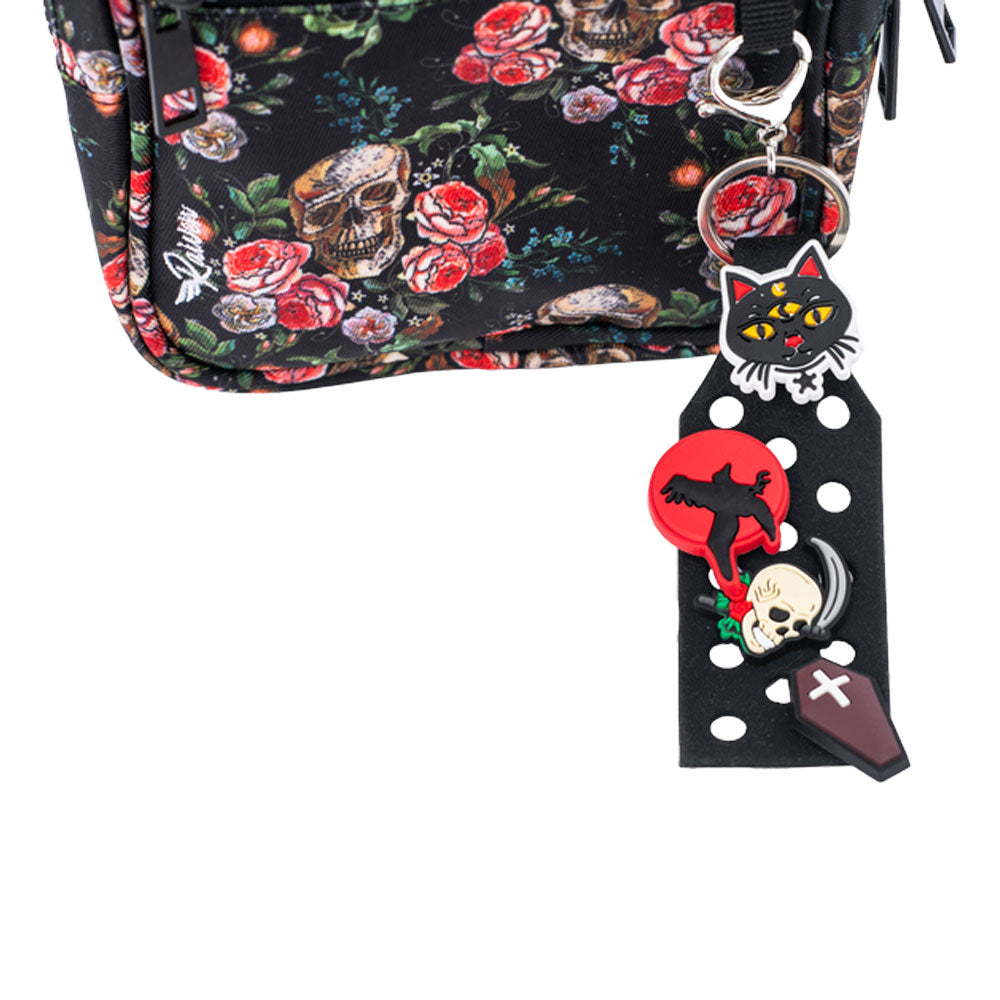Skulls & Roses Crossbody Bag
